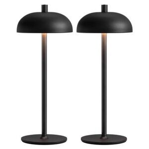 Elegant Black Table Lamp Set